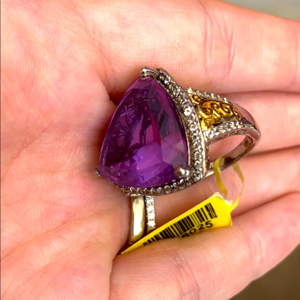 Filigree Amythest Ring